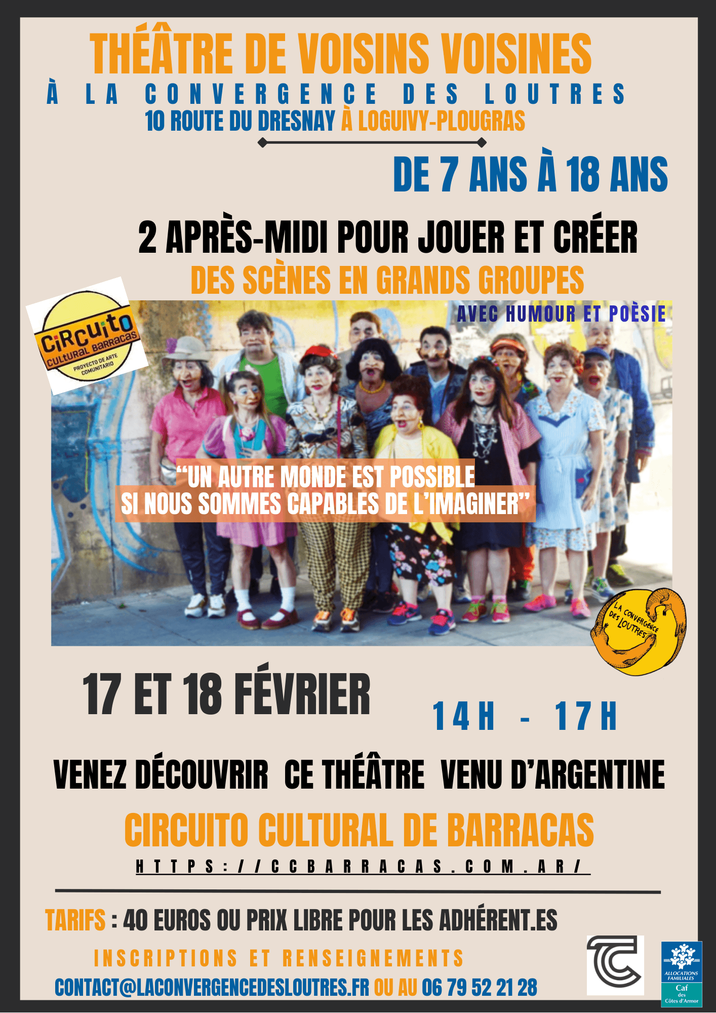 Circuito Théâtre voisins voisines - Ateliers enfants